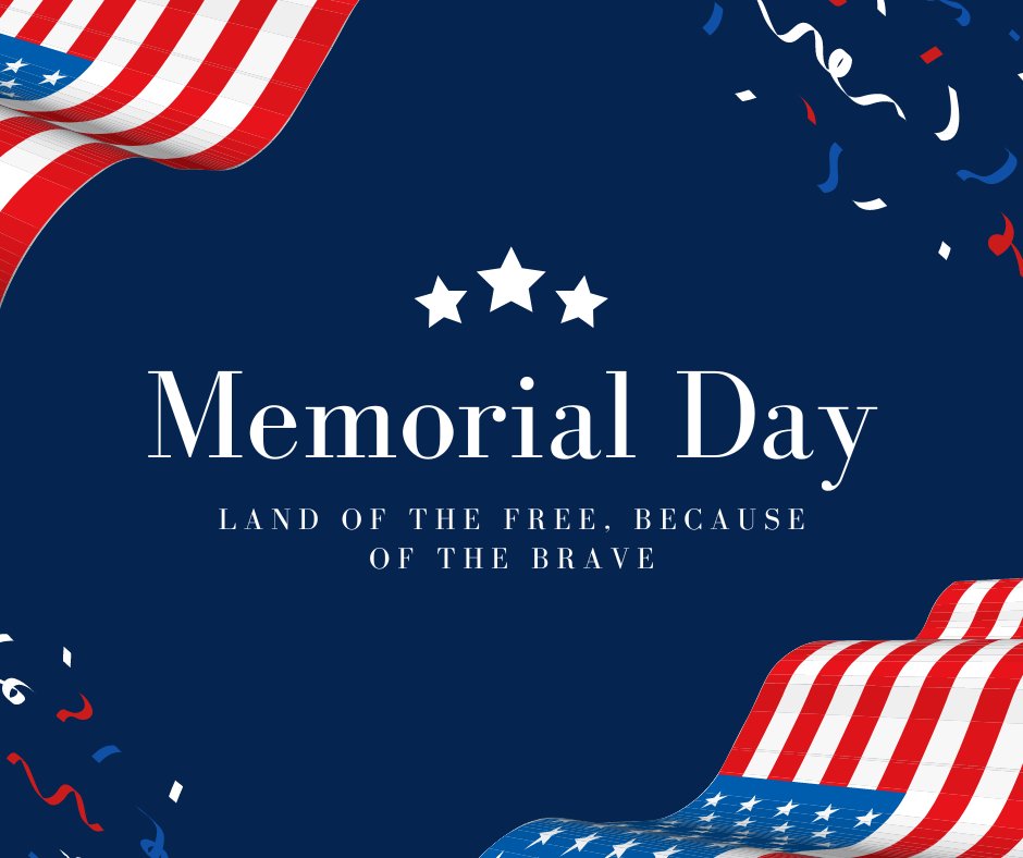 FOYSRC's tweet photo. Land of the free, because of the brave. 

As you are enjoying your day, be sure to take a moment and pay respect to those we lost in the fight for freedom. 

Happy Memorial Day! ❤️ 💙

#MemorialDay2023 https://t.co/TrnyxqRXVX