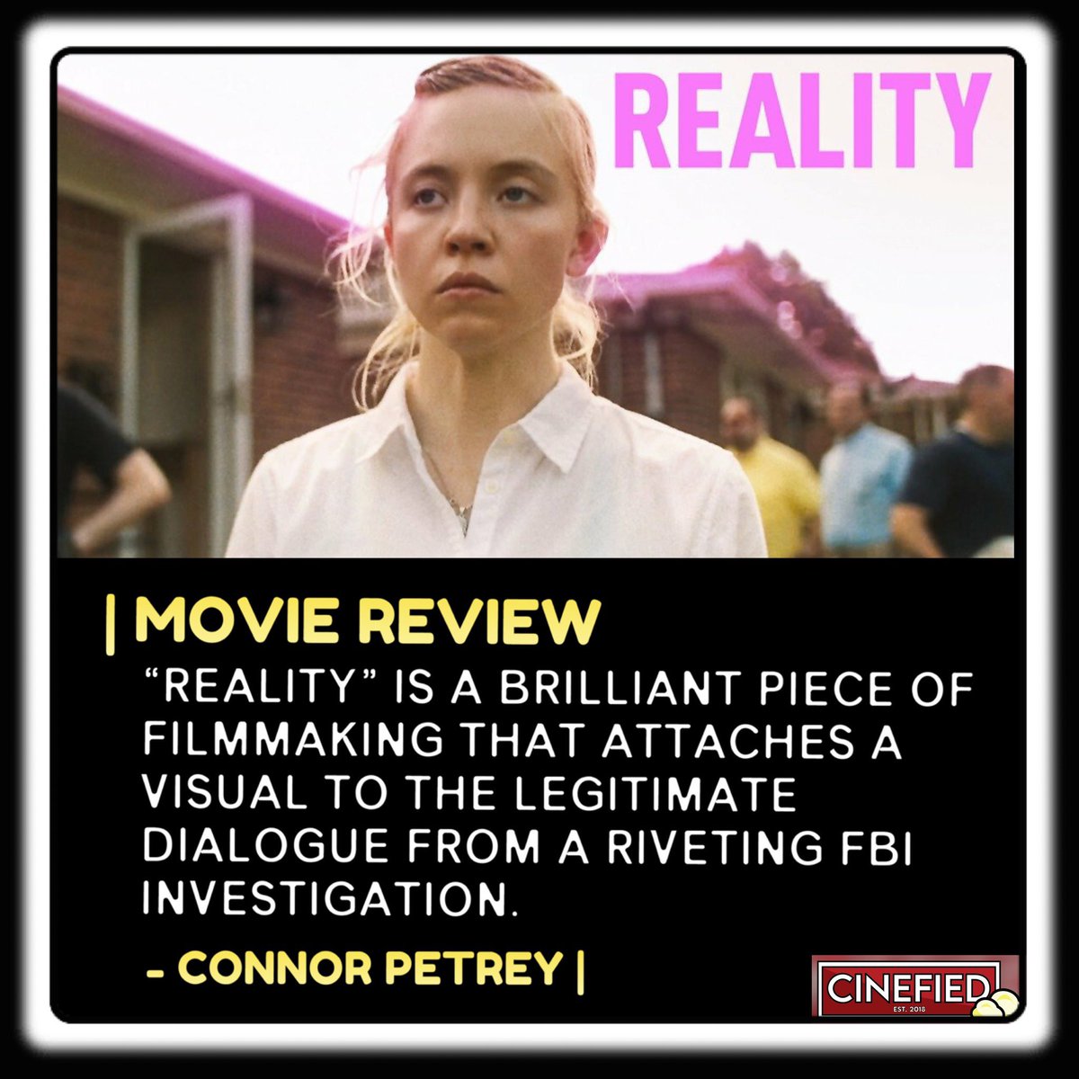 Stream #REALITY Now on MAX (@StreamOnMax)

READ Our Movie Review: cinefied.com/realitymoviere…

[ #SydneySweeney #MAX #REALITY #RealityWinner #JoshHamilton #FBI #Politics ]