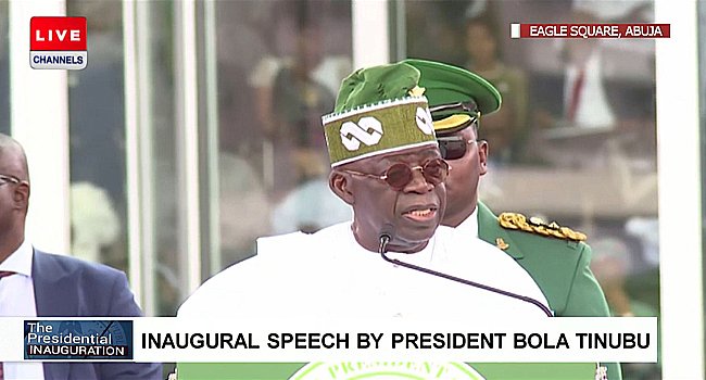 BREAKING: ‘Fuel Subsidy Is Gone’, President Tinubu Declares In Inaugural Speech Eagle Square Arise Tv PBAT Rain Big Wiz Colos Adeboye His Excellency Buhari Wike The end president Bola Ahmed Tinubu Osinbajo Peter Gregory Obi #InaugurationDay #May29 #CTVTweets #InaugurationDay