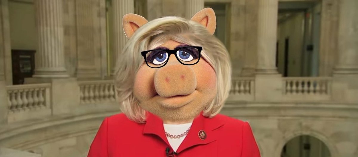 @JDunlap1974 @Melissa1opinion Miss Piggy is a Traitor to America.