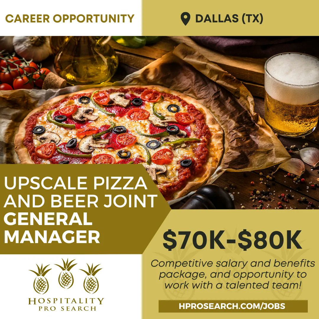 HProSearch's tweet image. 🌟 Seeking a Highly Motivated General Manager! 🤝💼 Ready to take the reins and lead our thriving restaurant to unparalleled success? 🚀

➡️Apply through this link: buff.ly/42c6Vcx

#hprosearch #restaurant #service #hospitality #jobs #career #opportunity #motivation