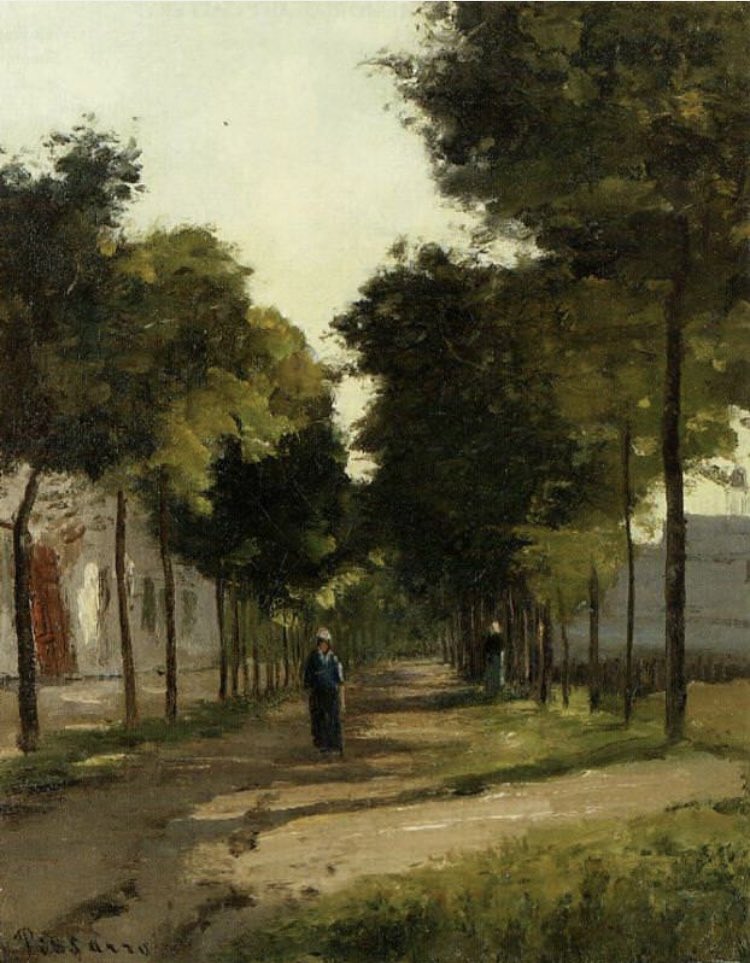 Camille Pissarro “The Road”,1870