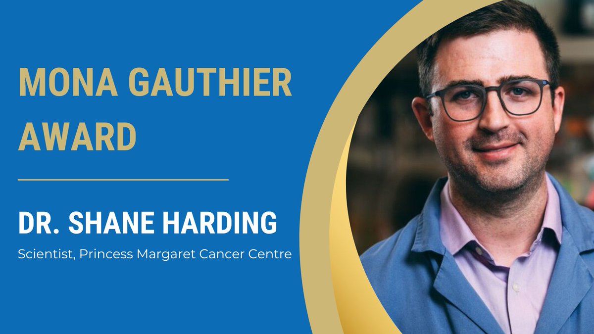 Princess Margaret Cancer Centre (@pmcancercentre) on Twitter photo Congratulations to <a href="/brokendna/">Shane Harding</a> for being the winner of the Mona Gauthier Award, presented to a scientist who displays excellence and commitment to research. Congratulations to <a href="/brokendna/">Shane Harding</a> for being the winner of the Mona Gauthier Award, presented to a scientist who displays excellence and commitment to research.