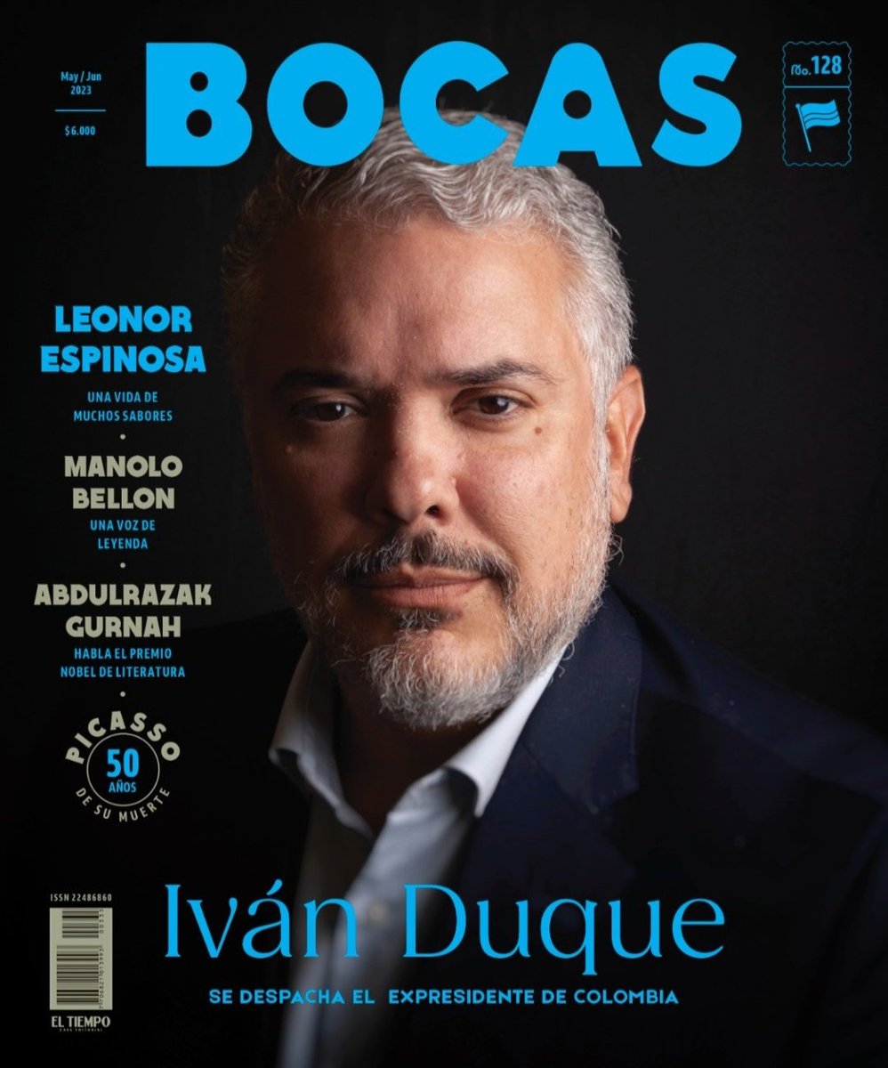 Ya leyeron a @IvanDuque en la Revista @RevistaBOCAS ?
eltiempo.com/cultura/ivan-d…
'Cuando uno quiere gobernar cumpliendo la Constitición, tiene que partir de la base de que el presidente es símbolo de la unidad nacional, no el símbolo de la divisón nacional'. Duque.