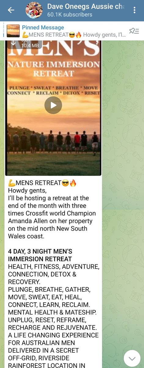 Not a doctor, not a fitness trainer, not a nutritionist #daveoneegs is hosting a retreat for men. Let an expert in nothing tell you about health for the small sum of $1500
Just more ways to rip you off