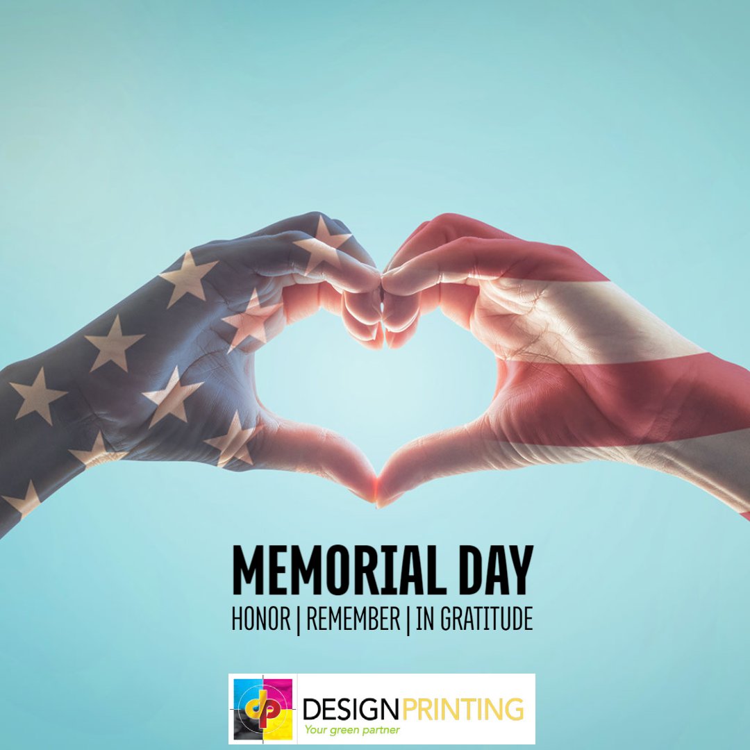 dprintla's tweet image. We honor, remember, and thank all who have served.
The Team at Design Printing.
Memorial Day, 2023

@dprintla  #designprinting #yourgreenpartner #MemorialDay #thankyouforyourservice