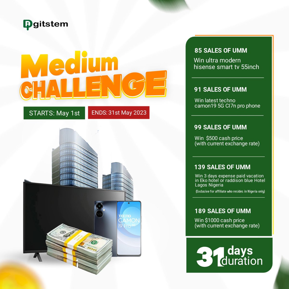 Felly_paradigm's tweet photo. Wow!!!💃💃💃💃
See who just won an ultra modern hisense smart TV From the same online Business I started with just 20k💃💃💃 
Thank you so much  @CoachKingLeon &amp; @digitstem  for this wonderful opportunity 😊🥰
#Wegoharder✊ https://t.co/i1X5mjAiRS