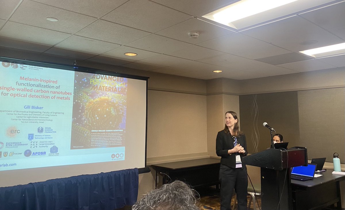 nanocarbons's tweet image. ⁦@GiliBisker⁩ presents on carbon nanotubes for metal detection at #ecs2023 ⁦@ECSorg⁩