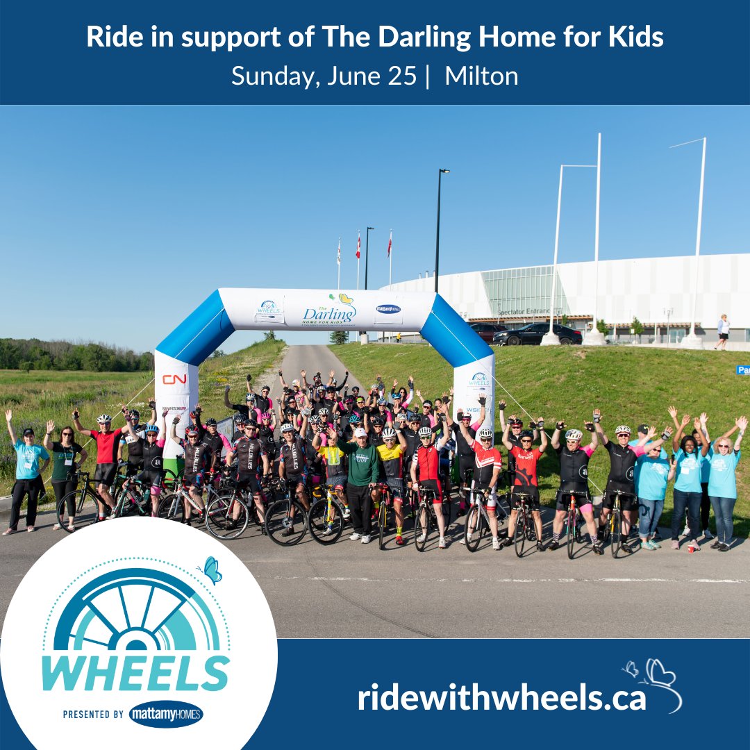 Join us for Wheels! Register at ridewithwheels.ca and start fundraising today.