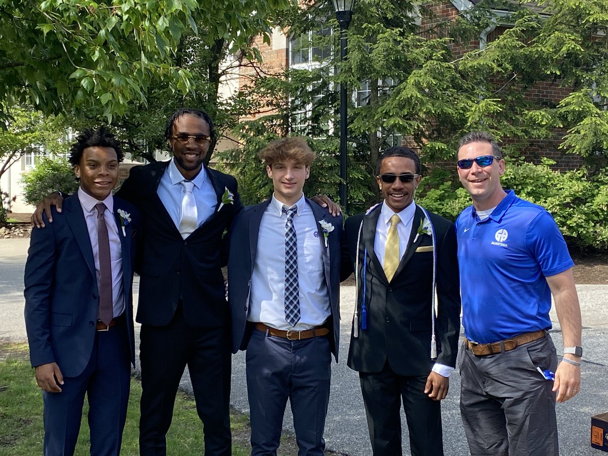 Our Class of 2023 graduated yesterday! So proud of these 4! Historic. Special. Elite. Extremely proud of Jackson, Brandon, Dorjan, and Desh. Thank you for everything you did for #LancerBasketball! Extremely prepared for college and beyond. Lancers Forever!