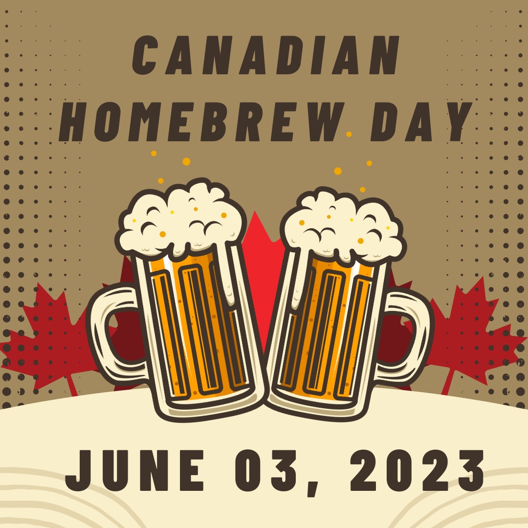 It's #CanadianHomebrewDay this Saturday, and we have two recipes to help celebrate! The first recipe is a hazy IPA from Best Hombrew Shop 2022 #WineOnTheTerrace, and the second recipe is from our Atlantic regional Rep Derek Dygos, who co-owns <a href="/brewingshop/">The Community Brew Shop</a>. tinyurl.com/486u4kz5