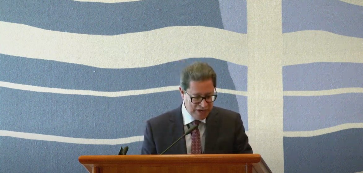 ICARDA's tweet photo. ICARDA’s work across #CWANA exposes us to the best agricultural practices, enabling us to scale technology from East to West. Such cooperation among diverse scientists serves to further empower farming ecosystems in the region- @alyabousabaa @ #AFESD's Climate change conference. https://t.co/JplK6W8WmQ