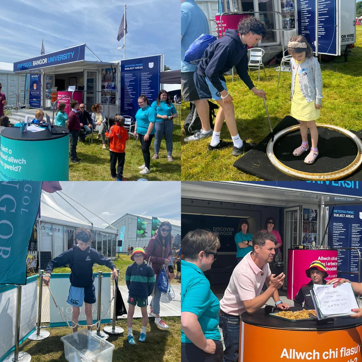 Helo o <a href="/EisteddfodUrdd/">Eisteddfod yr Urdd a’r Celfyddydau</a> 👋

Fe welwch ni yn agos at Lwyfan y Cyfrwy, ar yr ochr dde wrth i chi gerdded i’r Pafiliwn Gwyrdd.

❤️🤍💚

#EisteddfodYrUrdd #Urdd2023