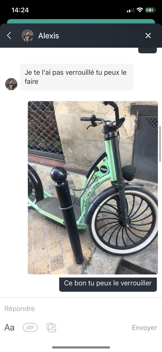 arno_zozo's tweet photo. Thread le jour où j’étais trop bourré (trop con) et le mec du service d’assistance des trottinettes s’est foutu de ma gueule !! https://t.co/crQ6mqIMxg