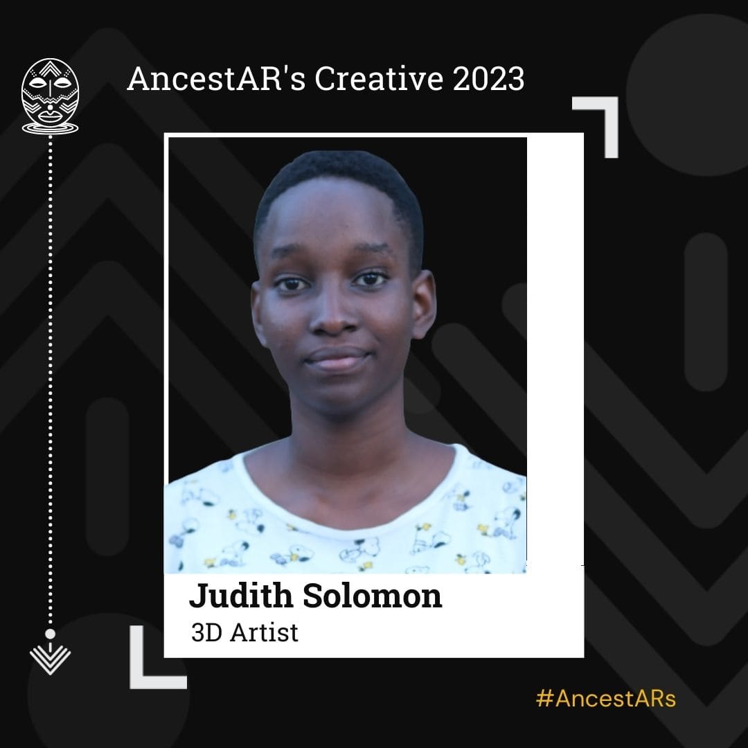 OnaStories's tweet photo. Meet Judith Solomon (@miraclejudy_3 ), also known as Miracle, the talented ancestAR's creative.

 🎨🔥 Specializing in #3D art and immersive technologies like #AR and #VR, Miracle brings digital worlds to life with her captivating Blender creations. 🌟 https://t.co/C17xCUed2M