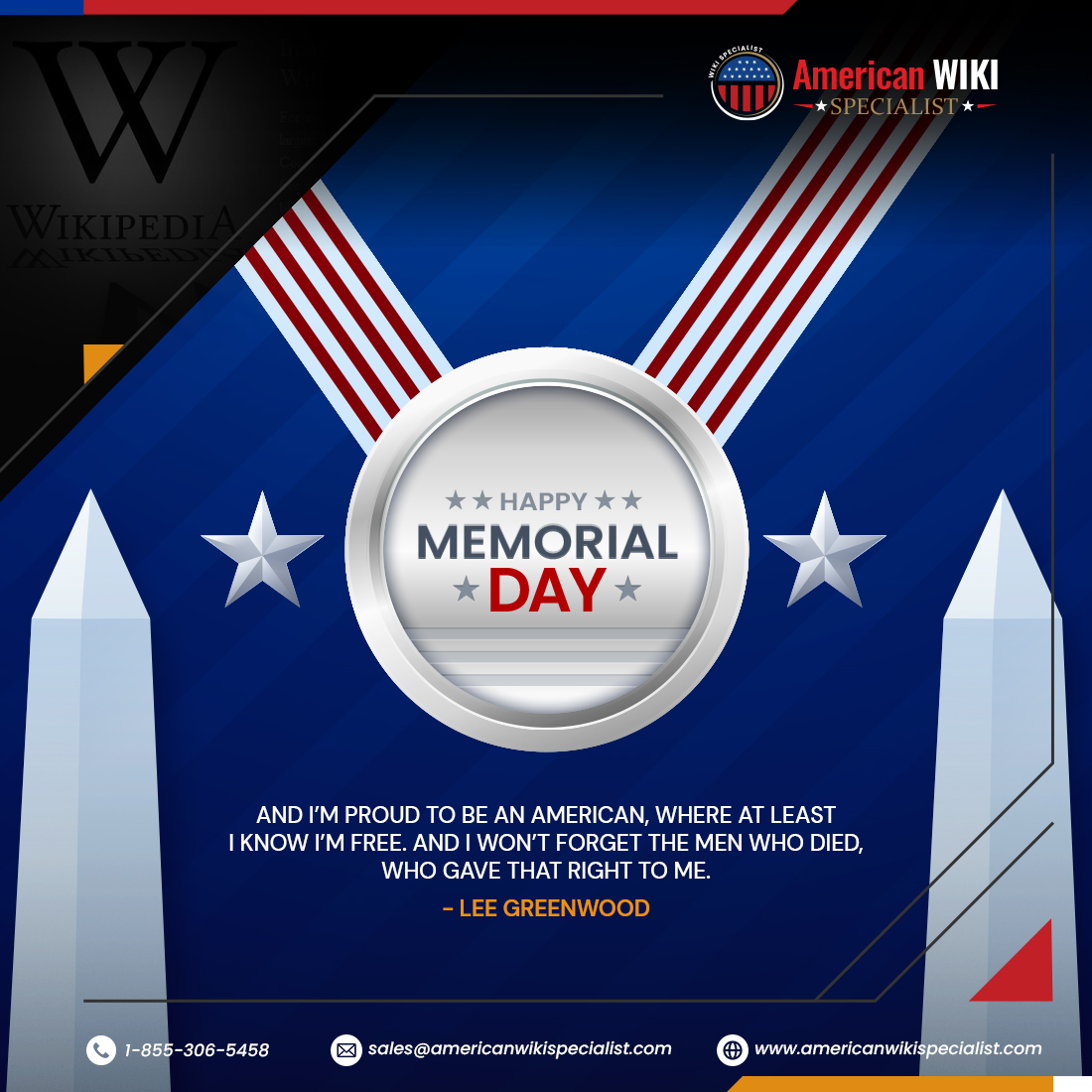 american_wiki's tweet photo. Let us always remember the sacrifice and dedication of our fallen heroes.

#AmericanWikiSpecialist #NeverForget #MemorialDay https://t.co/wbOXwV9JdA