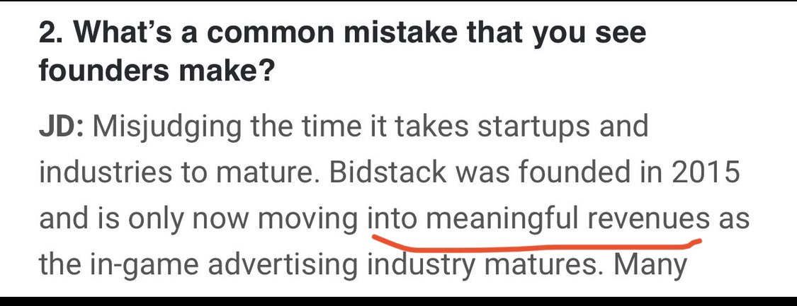DogTrader01's tweet image. Some bullish statements made by James Draper in the last few months about significant revenue step change at #Bidstack 

It’s about finding a share before growth mode kicks in! 🚀 #BIDS 

#Advertising #StockMarket #AIM
#StocksToBuy #Stocks #Gaming