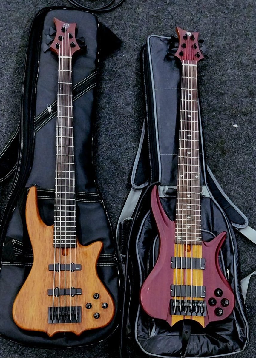 Setup bass click: Wood Scorpion Special 5 2015 and Wood Master Elite 6 2018 on stage!