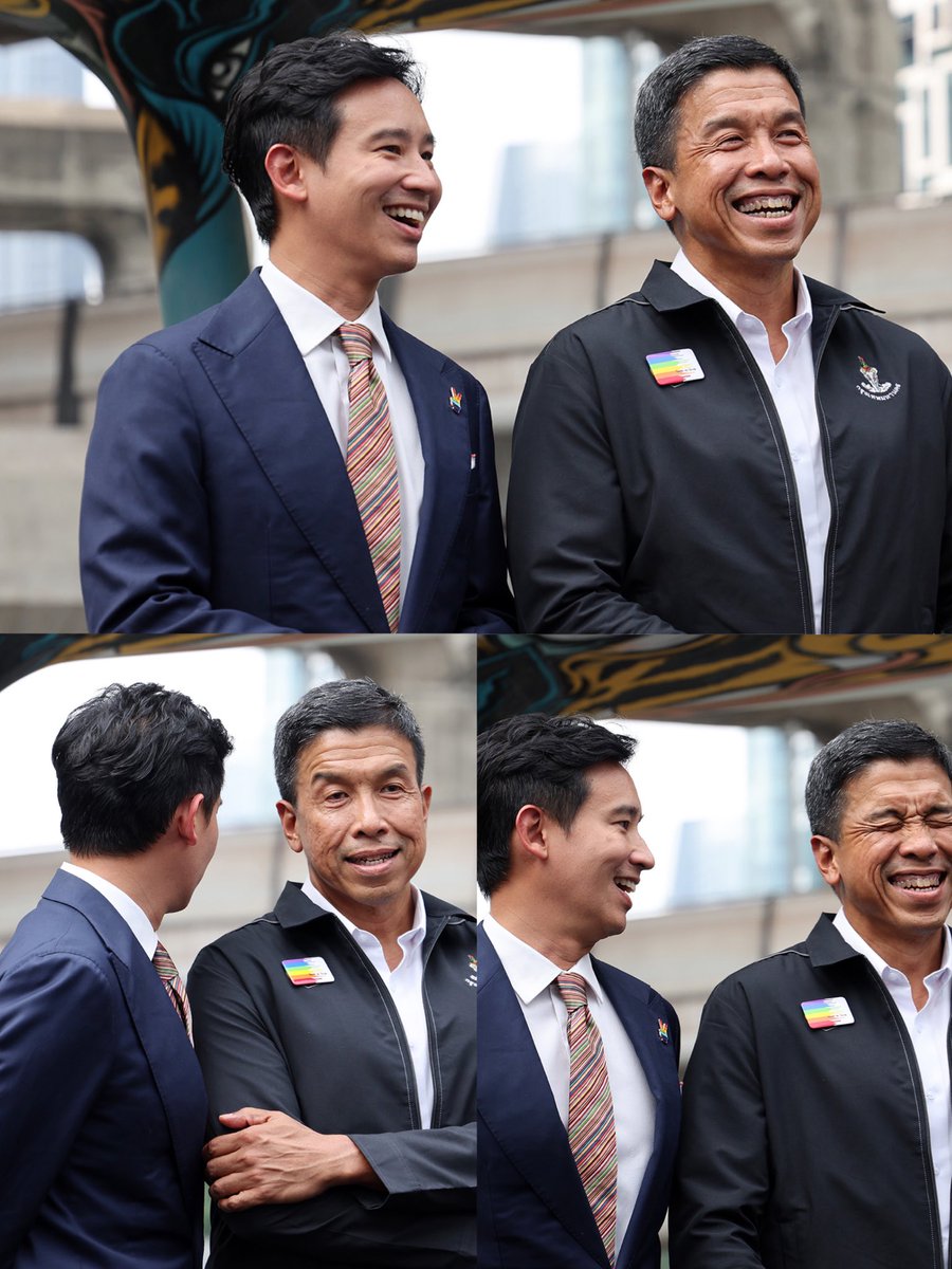 พิธายิงมุกอะไร ปกติชัชชาติหัวเราะยากมาก ต้องตล้กมากแน่นอน หรือต่อมุกนี้กันอยู่ นกอยู่ข้างใคร___?? 555555555555555 🥳