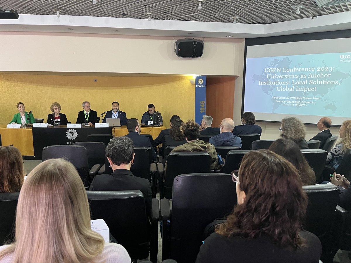 University Global Partnership Network (@ugpnetwork) on Twitter photo Senior colleagues from <a href="/usponline/">USP - Universidade de São Paulo</a> <a href="/UniOfSurrey/">University of Surrey</a> and <a href="/NCState/">NC State University</a> explaining benefits of <a href="/UGPNetwork/">University Global Partnership Network</a> for their institutions at UGPN Conference 2023. <a href="/osamasmkhan/">Professor Osama Khan</a> reflects on cross-disciplinary collaboration focus for Surrey 🇧🇷🇬🇧🇺🇸 Senior colleagues from <a href="/usponline/">USP - Universidade de São Paulo</a> <a href="/UniOfSurrey/">University of Surrey</a> and <a href="/NCState/">NC State University</a> explaining benefits of <a href="/UGPNetwork/">University Global Partnership Network</a> for their institutions at UGPN Conference 2023. <a href="/osamasmkhan/">Professor Osama Khan</a> reflects on cross-disciplinary collaboration focus for Surrey 🇧🇷🇬🇧🇺🇸