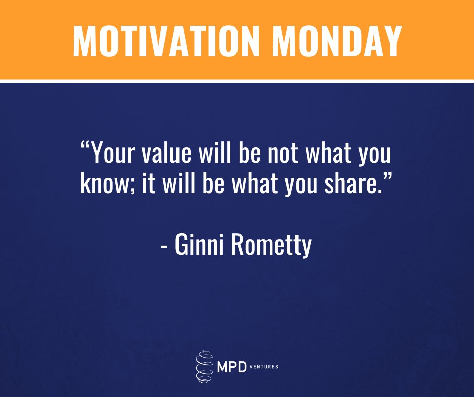 Kick off your week with some positive inspiration...
#mondaymotivation #marketing #mpdventures #inspiration