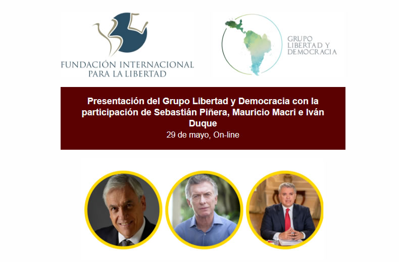zenozain_carlos's tweet photo. Al mediodía es el zoom Presentación del Grupo Libertad y Democracia con la participación de Sebastián Piñera, Mauricio Macri e Iván Duque
#BuenLunes
Recuerden que tienen que anotarse previamente: https://t.co/aF9OlLjsoP