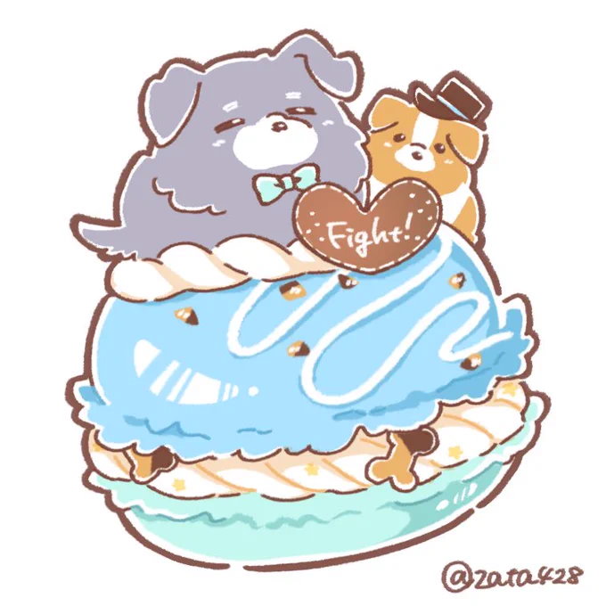 今日ラストだった職場の後輩ちゃん用に描いたイラスト。 アクキーにしたかったけど間に合わなくてシールにしたよ  次の所でも彼女が元気で楽しく過ごせますように!