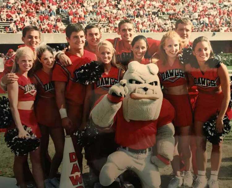 This is 1LT Noah Harris. He was our “American Bulldog.” Following the events of 9/11, Noah’s course of history would be forever changed. After joining ROTC at UGA his junior year, Noah was later deployed to Iraq where he paid the ultimate sacrifice for our country. #IDWIC 🇺🇸