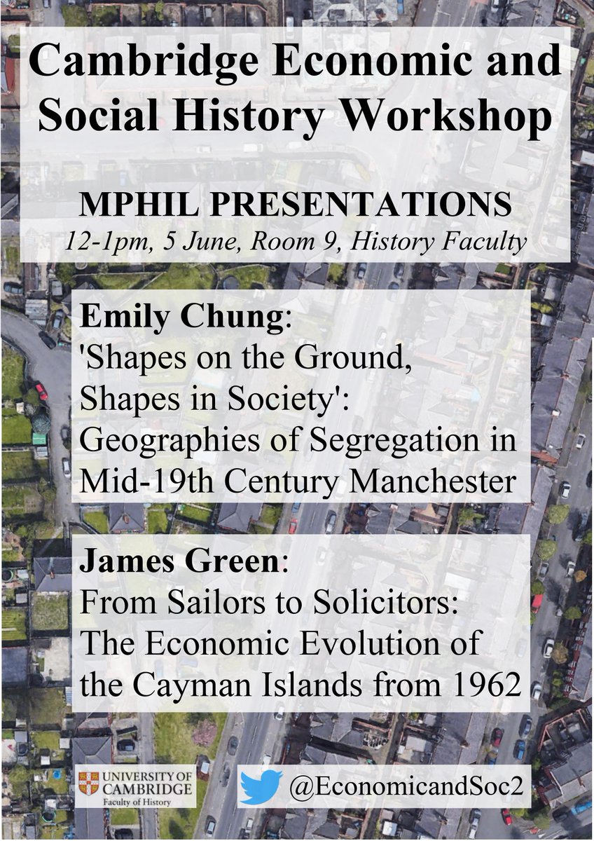 Cambridge Economic and Social History Workshop tweet media