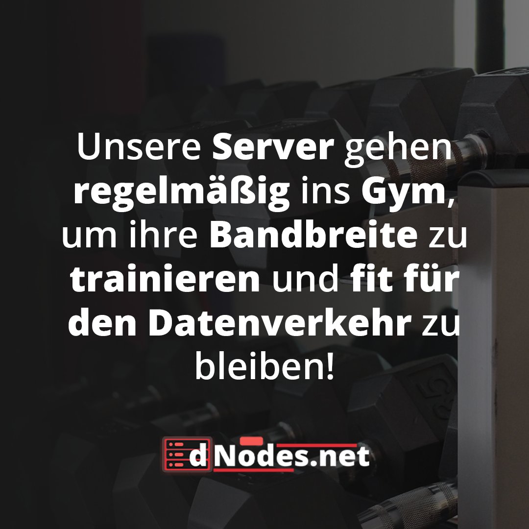 dNodesNET's tweet image. Und du so? 🥵 2x 10 Gbit/s Bandbreite pro Hostsystem kommen nicht von alleine! Und Reaktionsgeschwindigkeit will auch gelernt sein. 🤗
Fit bleiben und Wasser trinken Freunde... 🔥
