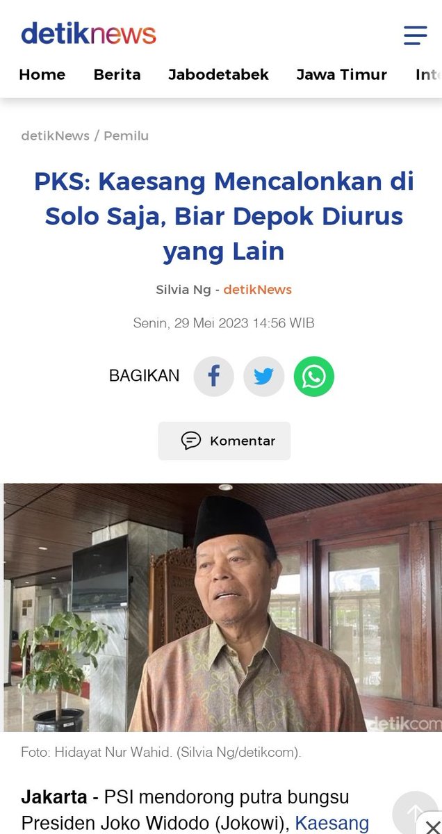 G Beranikah <a href="/PKSejahtera/">DPP PKS</a> <a href="/hnurwahid/">Hidayat Nur Wahid</a> ..lawan <a href="/kaesangp/">“kak” Kaesang</a>..

🤣🤣🤣