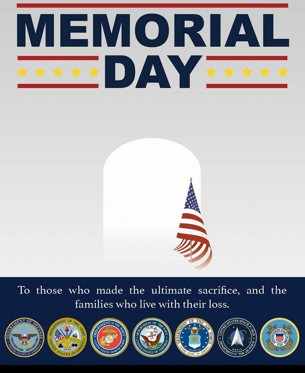 kozykatz's tweet photo. Have a meaningful and safe Memorial Day !!
#freedomisnotfree
#HonorAndRemember https://t.co/oczBdLydlL