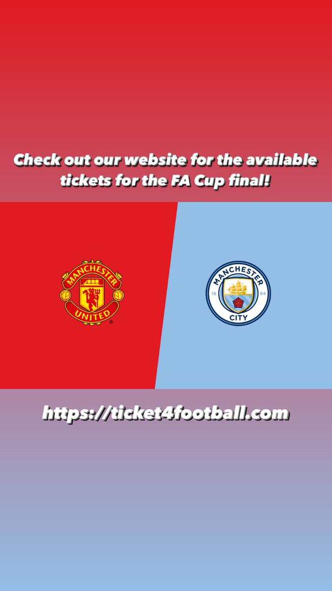 Available tickets for the FA Cup Final ticket4football.com