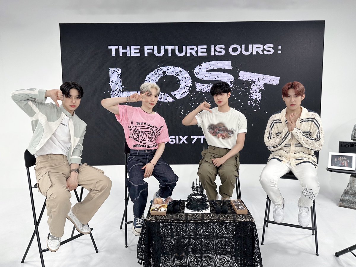 AB6IX's tweet image. [📷] 
230529 &apos;THE FUTURE IS OURS : LOST&apos;
COMEBACK ONLINE TALK LIVE 완료✨
오늘 함께해준 ABNEW 고마워요🤍
이번 활동도 잘 부탁해요🥰

#AB6IX #에이비식스 
#THE_FUTURE_IS_OURS #LOST