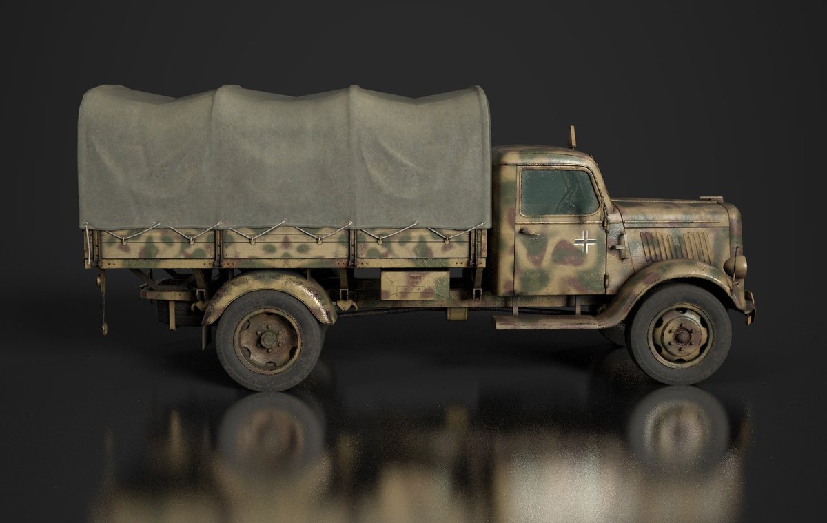gordon_freemen_'s tweet photo. NEW model of Opel Blitz WW2 German Utility Truck 👉https://t.co/JSzkOBpjgX
#3d #3dmodel #3dtruck #3dvehicle #3dasset #3dprop #gameasset #gameprop #lowpoly #pbr #cammo #military #truck #german #ww2 #opelblitz #opelblitztruck #ww2vehicles https://t.co/tnAQiFG4P8