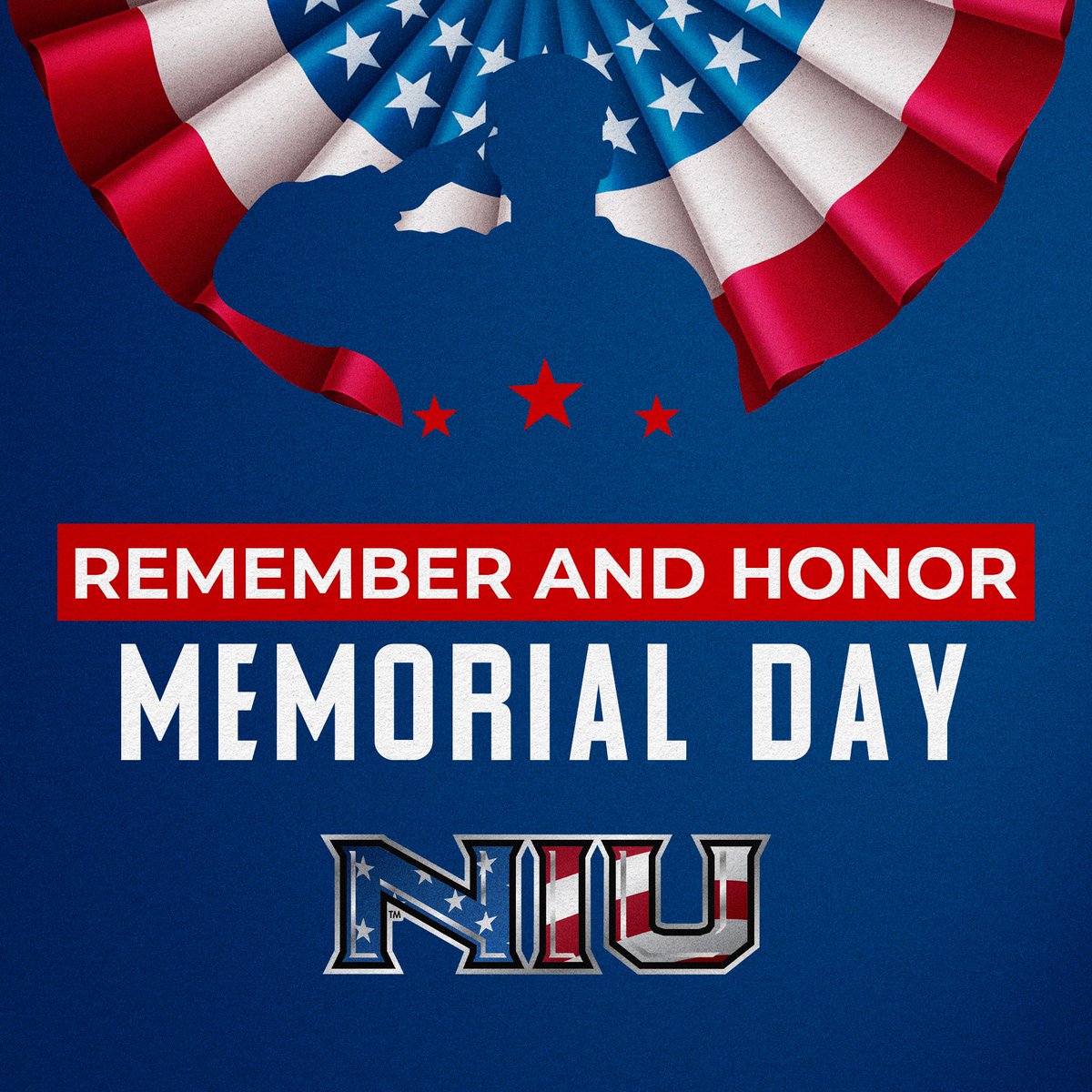 NIUAthletics's tweet photo. Today we honor the men and women who defended and continue to defend our country. 🇺🇸 https://t.co/rGwZCRTnv5