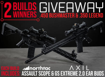 Win A 16' AR-15 .450 Bushmaster Nitride Complete Rifle OR A 20' AR-15 .350 Legend Nitride Complete Semi-automatic Rifle swee.ps/DXistT_YWEsGpO #GunGiveAwayGuru  #Giveaways #FREEDOM  #Glock #SmithAndWesson #TacticalGear #PatriotWarriors