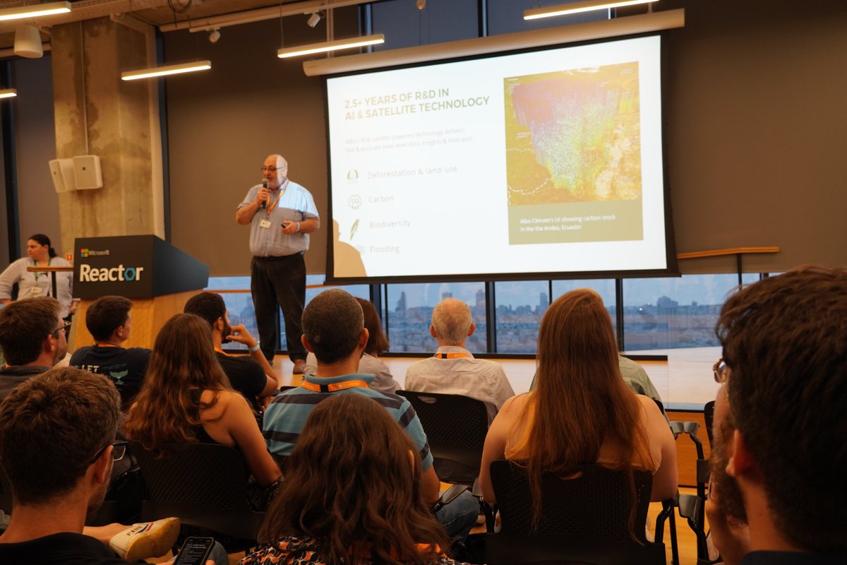 Thank you Microsoft and TechForGood for making it possible 🚀

Our CEO, Jacques Amselem presented Albo Climate at the mentoring event of Microsoft for Startups AI For Good Accelerator. It was a fantastic showcase of Albo Climate's mission to boost sustainable land use! 🌱