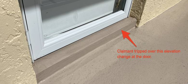 PLRBbldgcodes's tweet photo. When are Thresholds too High?
A motel guest tripped over a change in elevation at the exit doorway. Is that a #buildingcode violation? https://t.co/WVujJYamDg https://t.co/ZtSLa8KMwP