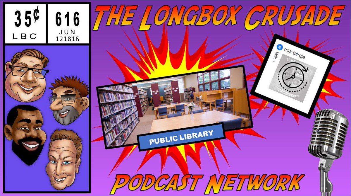 LongboxCrusade's tweet image. New Podcast! Nostalgia Talk

Nostalgia talk is an occasional podcast where Jarrod Alberich shares his memories of days gone by...

This episode Jarrod reminisces about: The Public Library

#NostalgiaTalk

Listen on Apple Podcast or on YouTube at: youtu.be/yBWoUXEpRy8