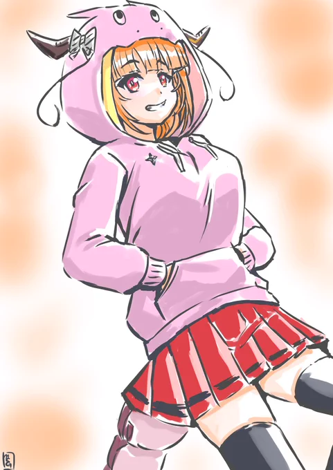 パーカー   #みかじ絵