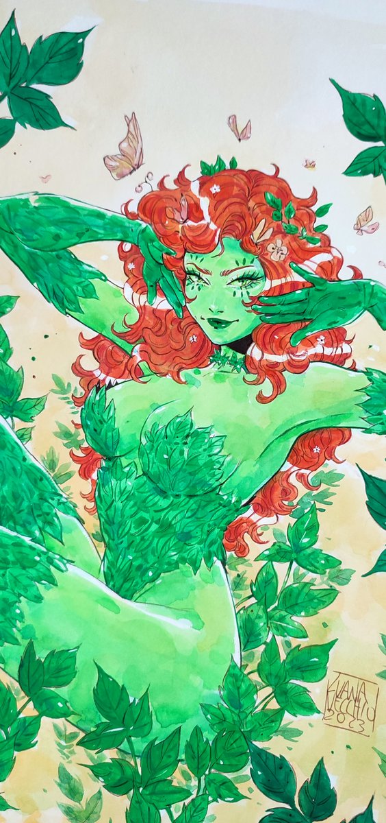 Luana_Vecchio_'s tweet photo. Poison Ivy 🌿🌿🌿
(I'll post the full version later) https://t.co/mP1YPBfd6T
