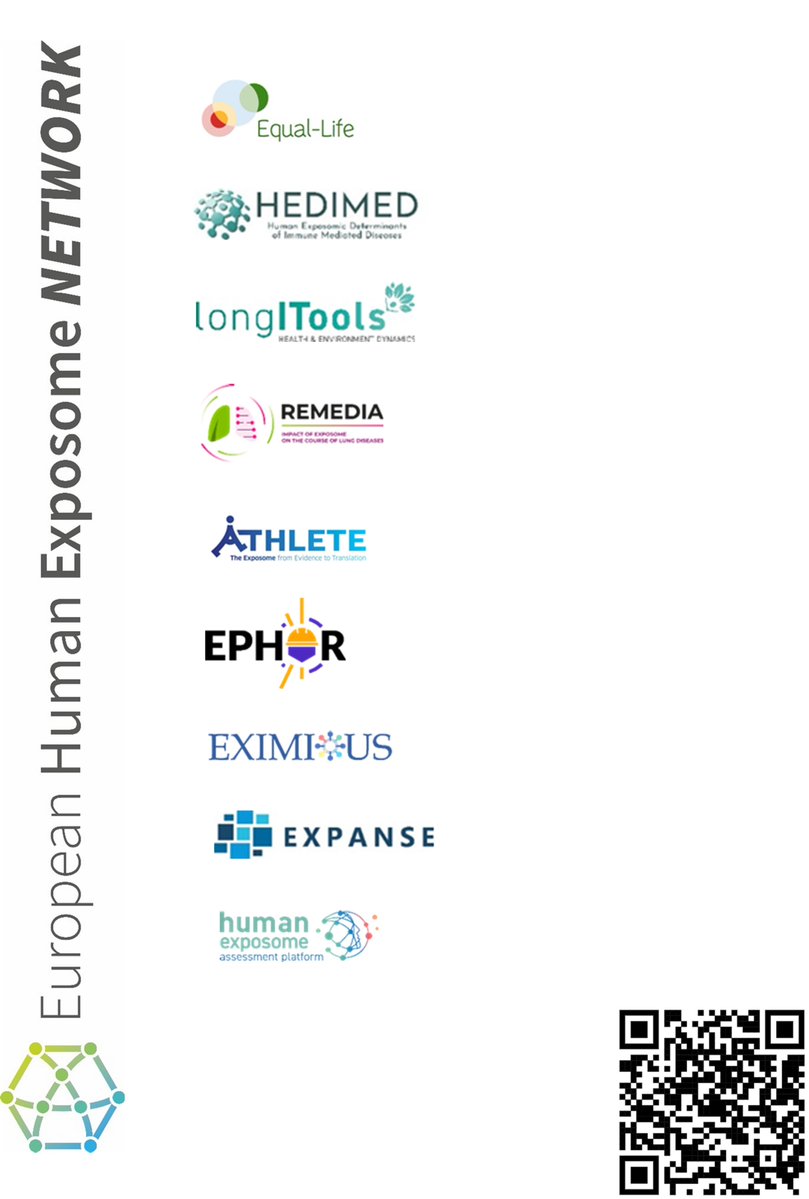As #EHEN2023 kicks off, get to know the #EHEN network👇
🌐 EHEN: humanexposome.eu
👥 EHEN Working Groups: humanexposome.eu/working-groups/
🗞️ EHEN Newsletter: humanexposome.eu/newsletter/
🧰 EHEN Toolbox: humanexposome.eu/toolbox/
📝 EHEN blogpost: humanexposome.eu/blog-all/

#Exposome