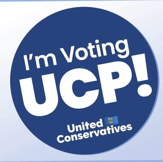 Get out and Vote UCP today Alberta #NeverNotley #AbElection #AbElection2023 #UCP