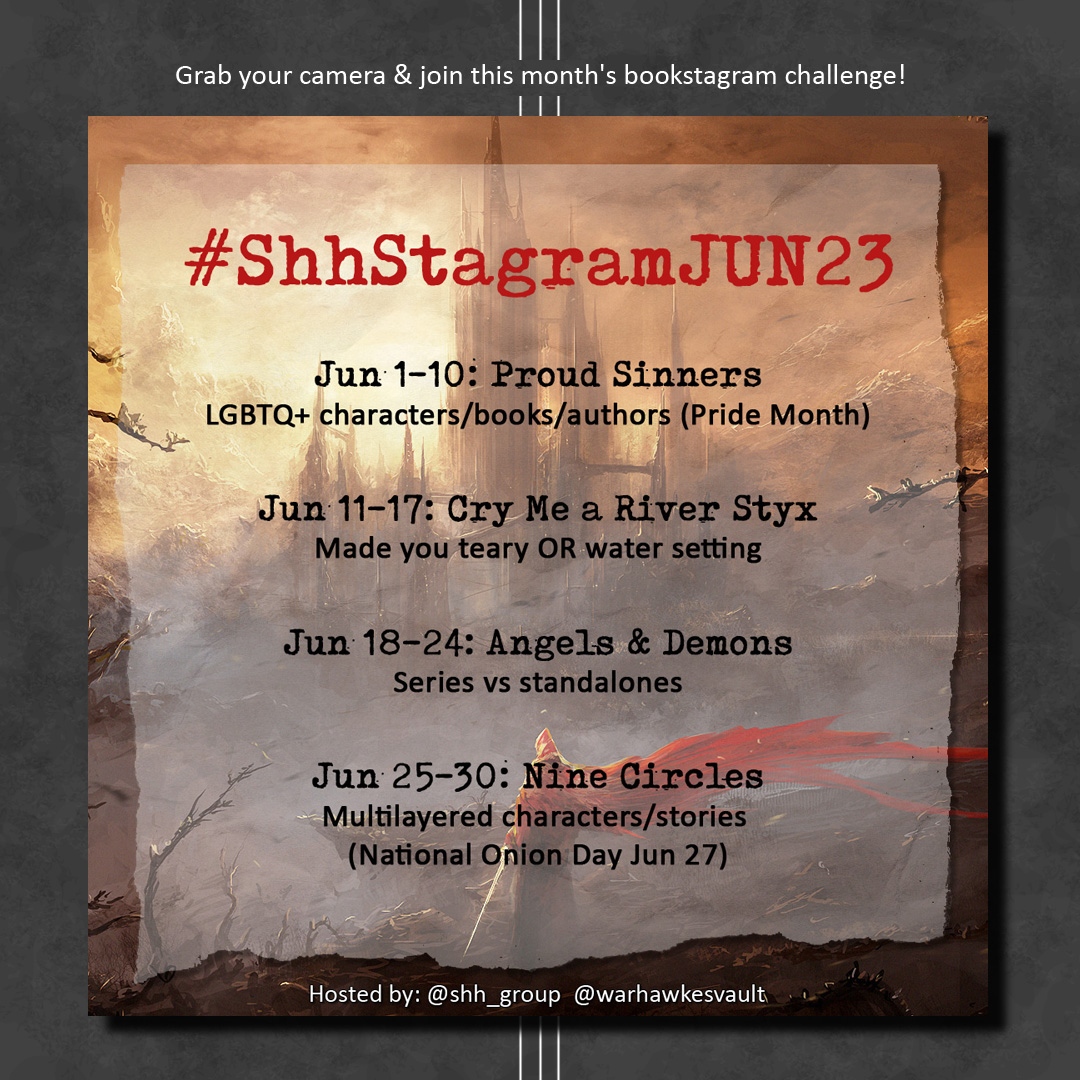Shh_group's tweet photo. 📸📚Join #ShhStagramJUN23 hosted by @Shh_group @warhawkesvault
HELLo Sinners! Can you take the heat of this month’s challenge?
1️⃣ Take pix
2️⃣ Post with event TAG #ShhStagramJUN23
3️⃣ We share faves
#ShhGroup #Romancestagram #bookstagram #BookstagramChallenge #BookPhotoChallenge https://t.co/Z91YUHwnU3
