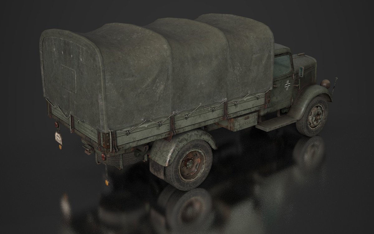gordon_freemen_'s tweet photo. NEW model of Opel Blitz WW2 German Utility Truck 👉https://t.co/JSzkOBpjgX
#3d #3dmodel #3dtruck #3dvehicle #3dasset #3dprop #gameasset #gameprop #lowpoly #pbr #dark #black #military #truck #german #ww2 #opelblitz #opelblitztruck #ww2vehicles https://t.co/XyqF2dpXcv