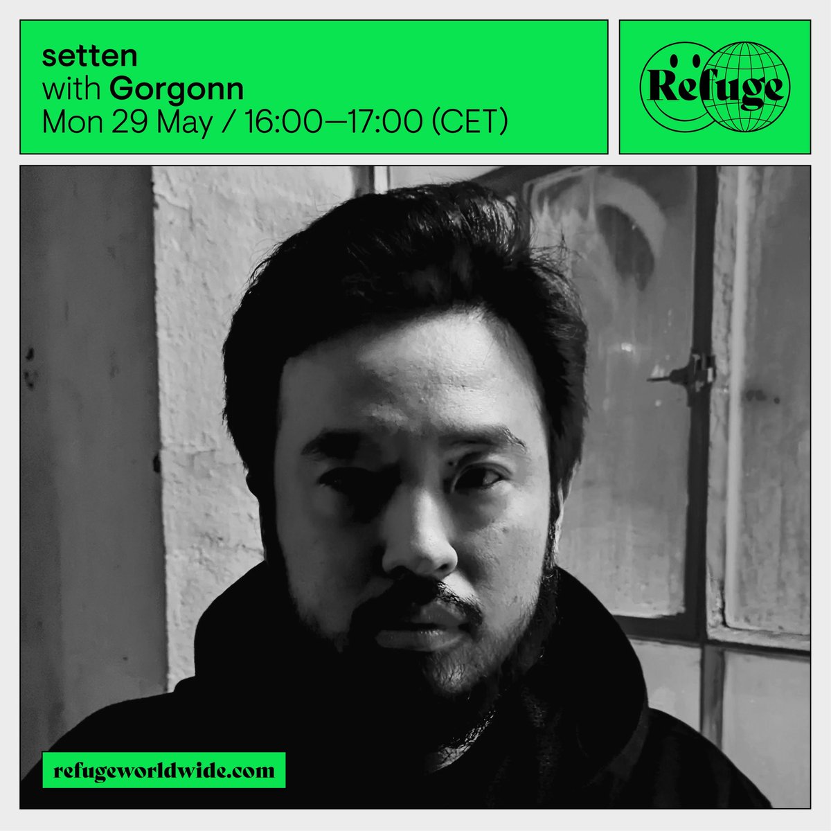 今月の<a href="/RefugeWorldwide/">Refuge Worldwide</a> 番組には、先日SVBKVLTからソロアルバムをドロップしたばかりのご近所さん、<a href="/gorgonn/">Gorgonn</a> 君がミックス提供してくれました！

今流れてるバルセロナのJokkoo CollectiveのMookie（最高）からの流れバッチリなので聴いてね🖤

16:00 CET
23:00 JST

refugeworldwide.com