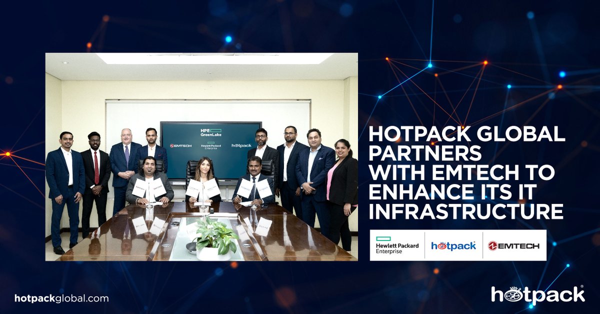 We signed an agreement with @EmtechGroup, to adopt flexible and scalable IT infrastructure for our global expansion. With their help, we implemented HPE GreenLake - a central management platform from Hewlett Packard Enterprise. 
#growth #cloud #ITinfrastructurei