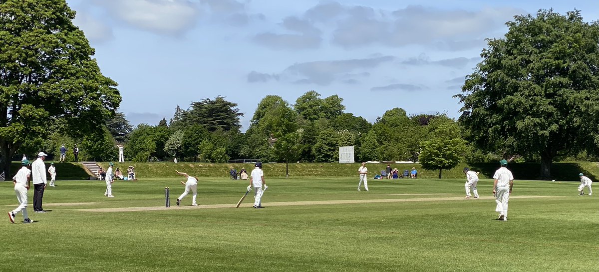 We also host three Wiltshire v Gloucestershire encounters today at U12, U13 & U14 age groups - they play 2 T20s including an experimental Bio-banding match🏏☀️👍 @WiltsCricket @GlosYCricketers