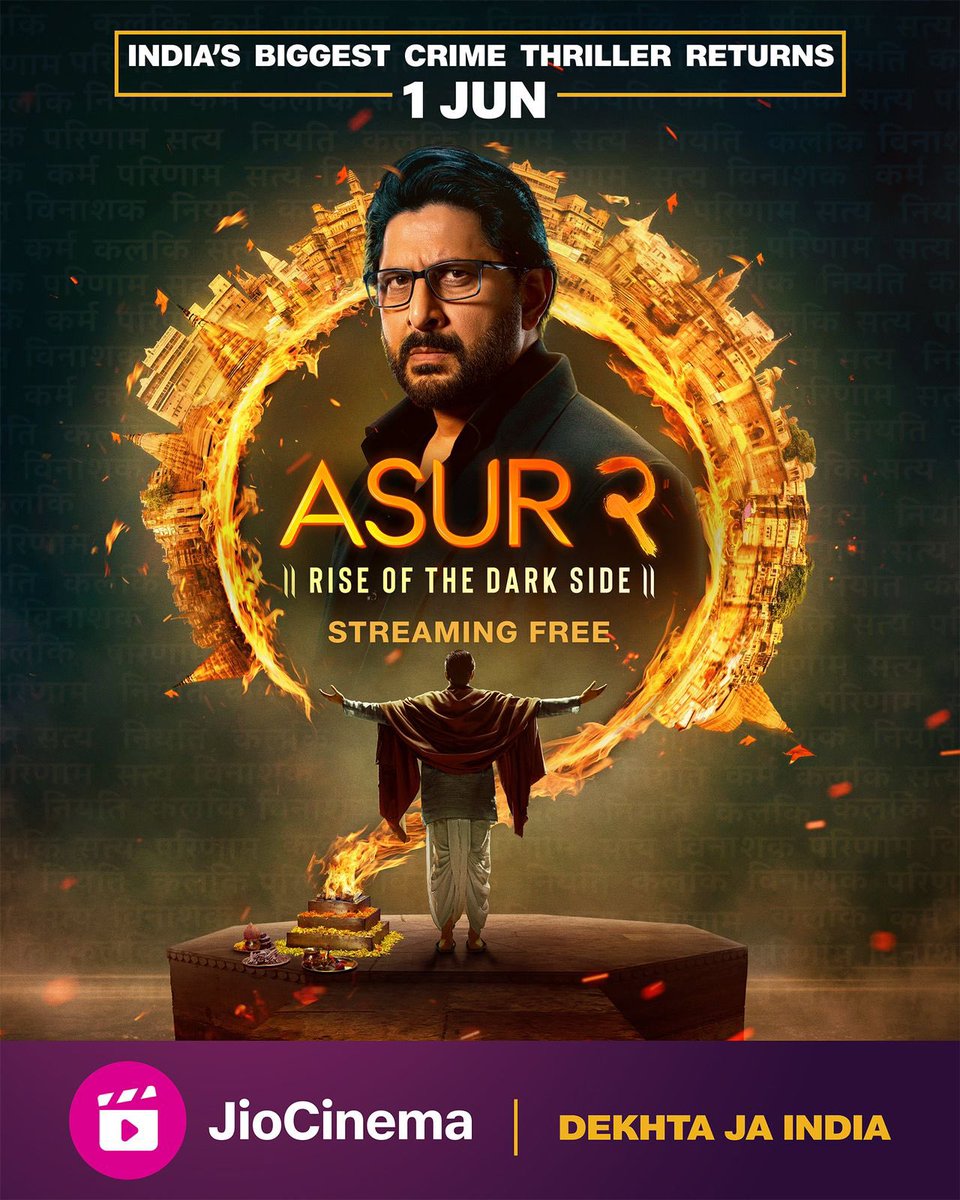 Maut ka nanga naach
Muft muft muft
- Shubh Joshi
.
#OCDTimes #Asur #Asur2 #ArshadWarsi #BarunSobti #AnupriyaGoenka #RidhiDogra #SharibHashmi #AmeyWagh #MeiyangChang #PawanChopra #GauravArora #AdithiKalkunte #VisheshBansal